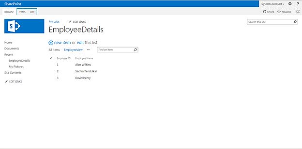 Employee Details List